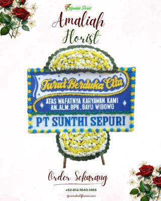 Papan Bunga Duka di Bangetayu Wetan