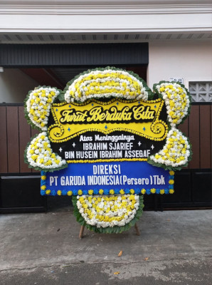 Papan Bunga Duka di Bangetayu Wetan
